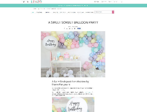 Kara's Party Ideas Pastel Sorbet Inspired Balloon Birthday Party
