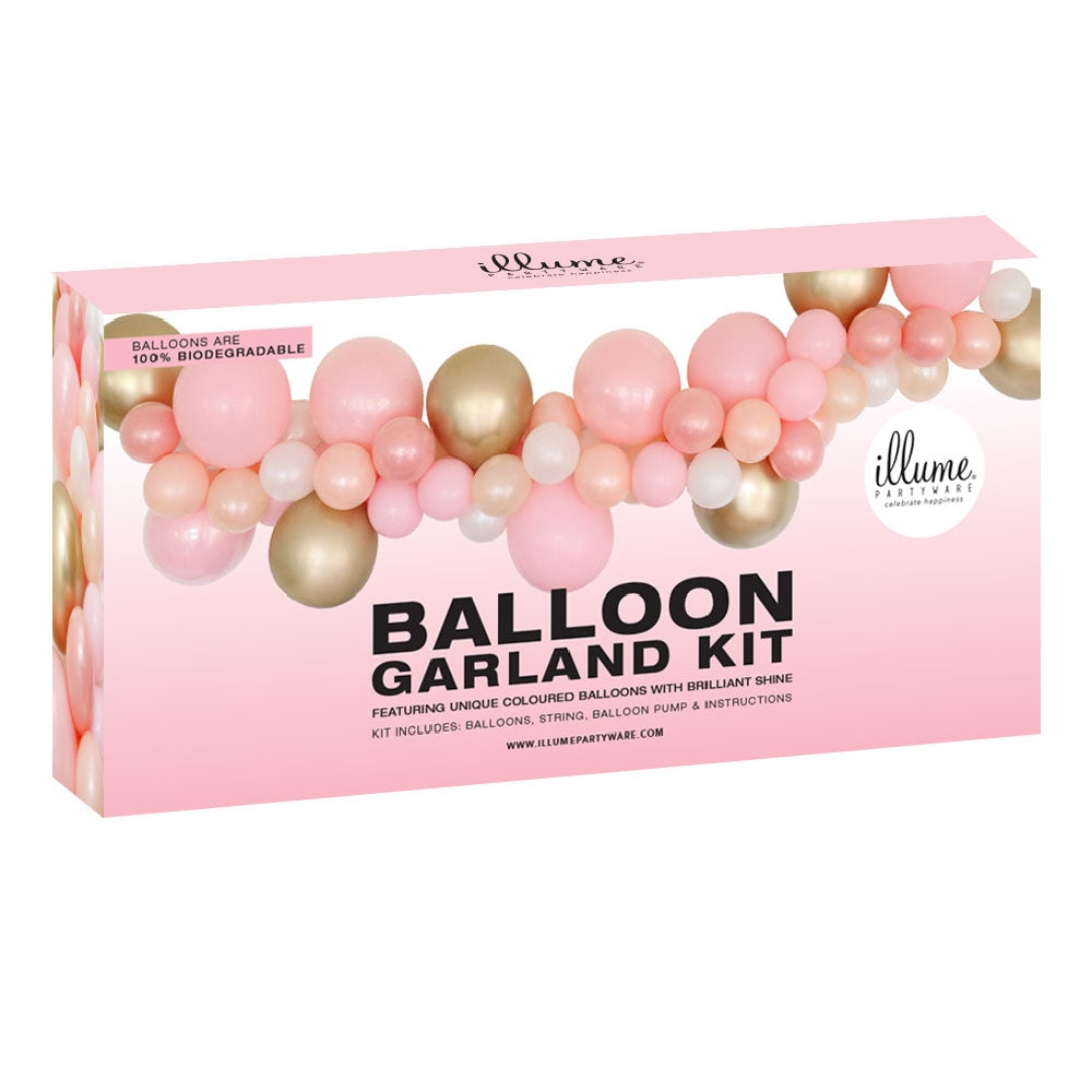 Premium Balloon Garland DIY Kit, Includes Wall Hooks, Twine, Glue, Optional  Pumps 