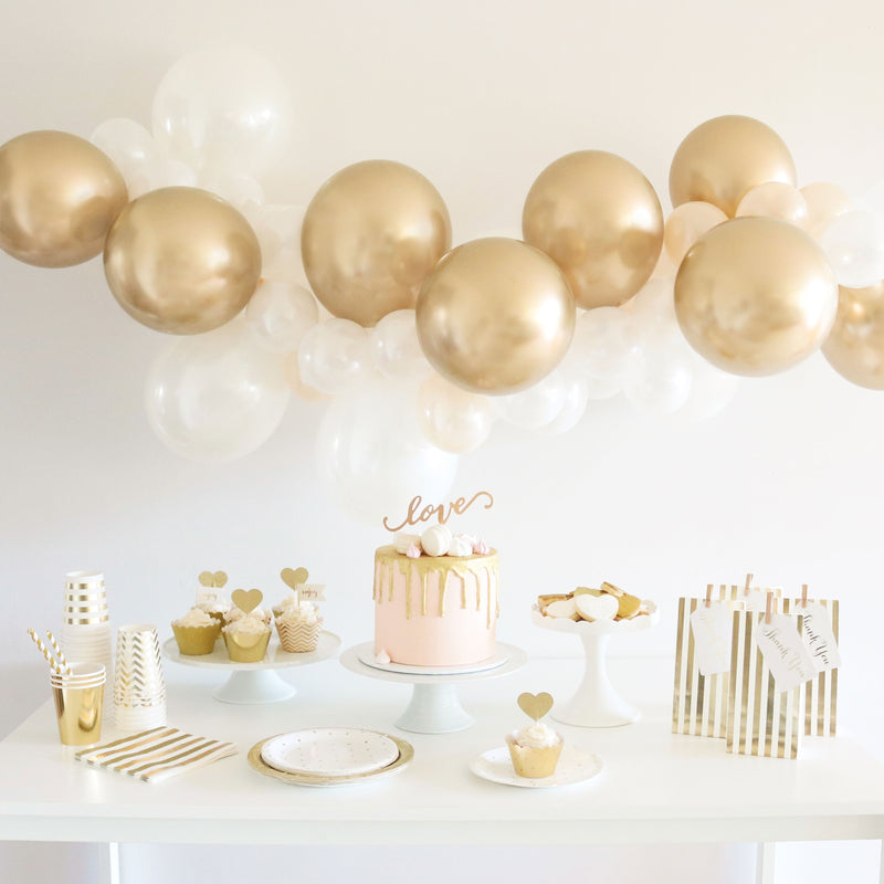 Balloon Garland Kit DIY - Pink & Gold