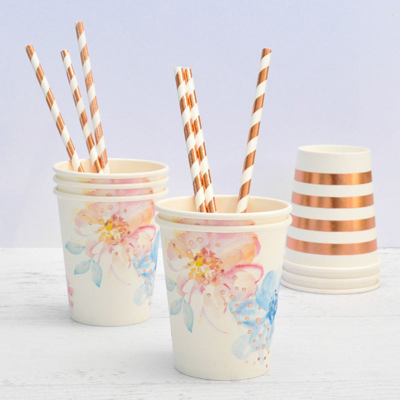 Floral Cup - Pack of 10