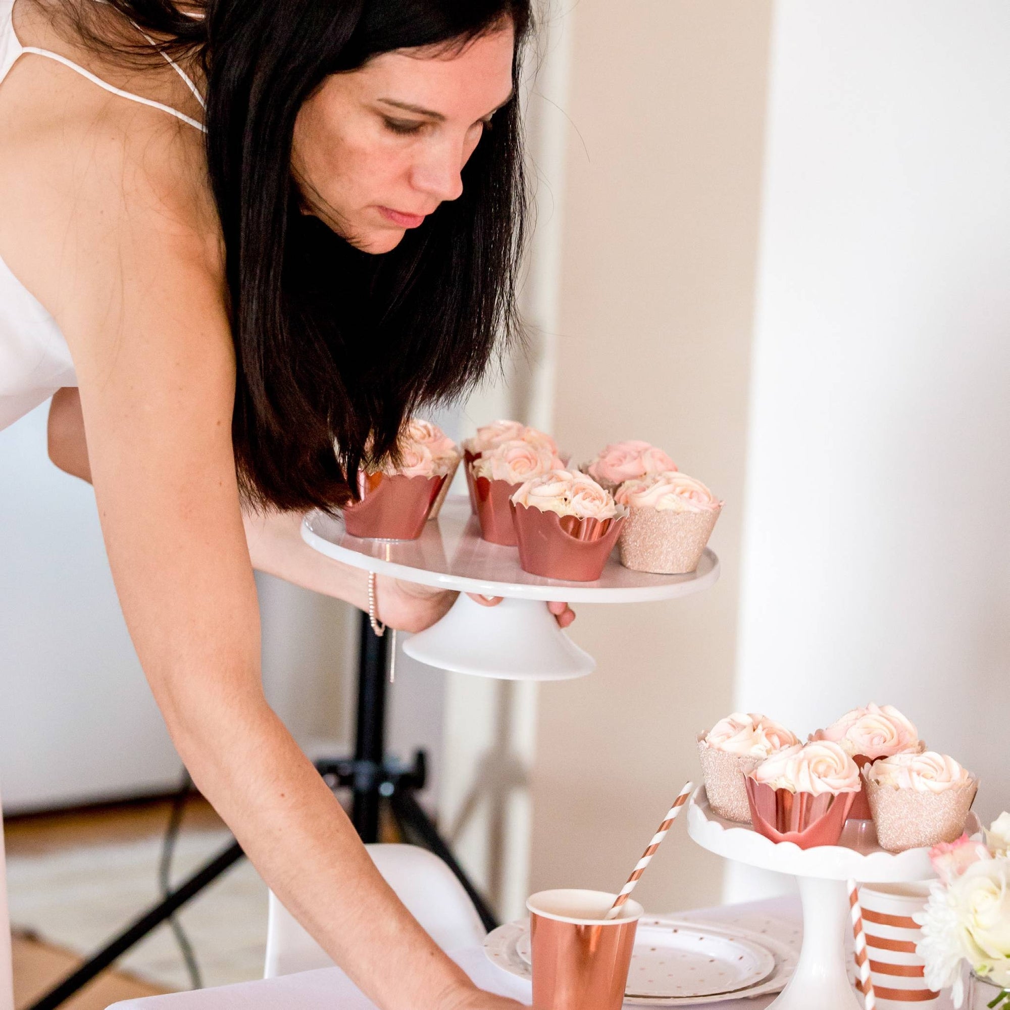 Rose Gold Foil Cupcake Liners - Confectionery House