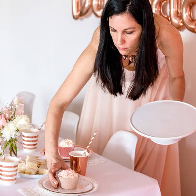 Rose Gold Foil Cup - Pack of 10