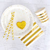 Gold Stripes Cup - Pack of 10