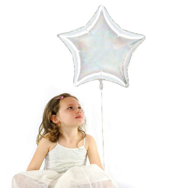 Holographic 19" Foil Star Balloon