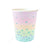Iridescent Pastel Cup - Pack of 10 - 9OZ (300ml)