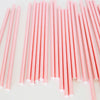 Paper Straws - Pink Foil - Pack of 25