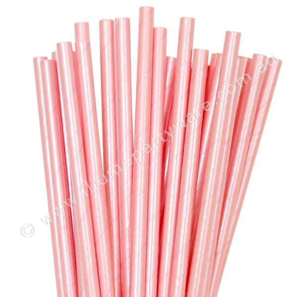 Pink Foil Flamingo Paper Straws - 25 Pieces – TheCloudFactory