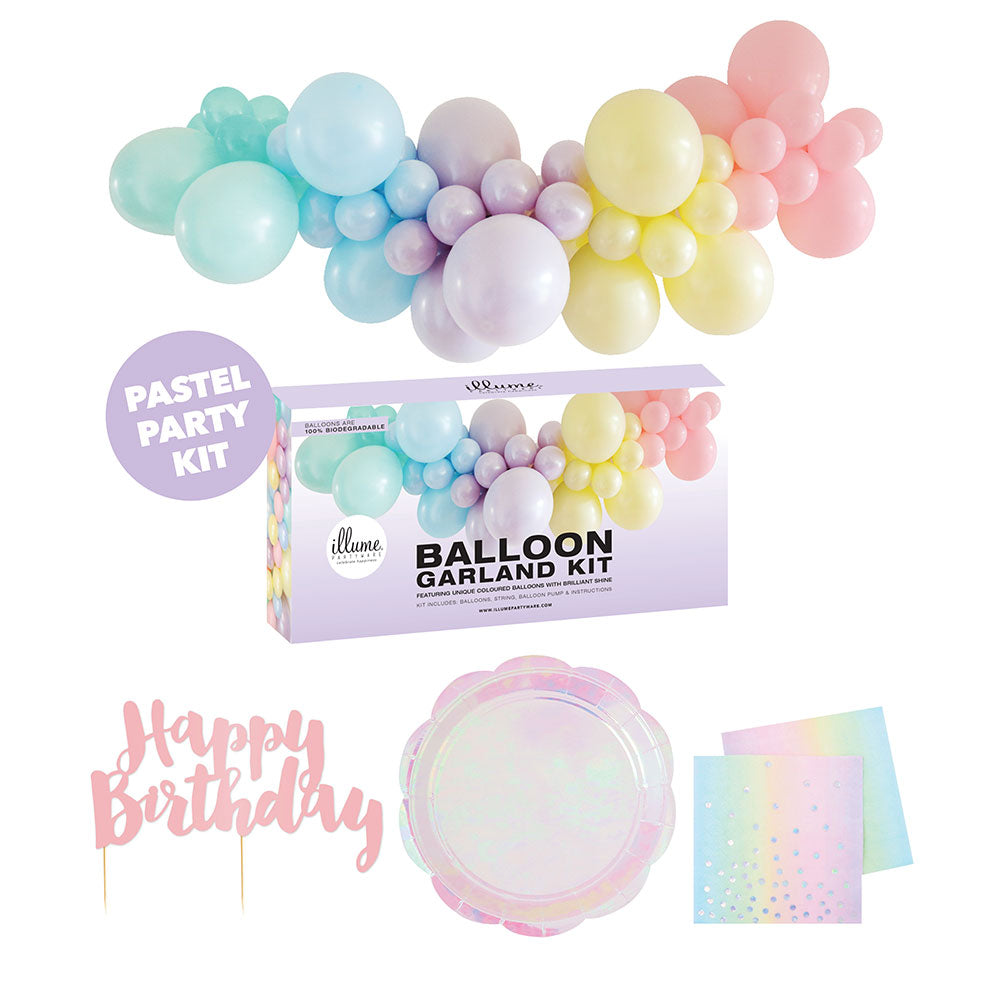 Rainbow Birthday Decoration Set, Rainbow Balloon Birthday, Birthday  Decoration Balloons Pastel For Boy Girls