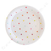 Rainbow Stars Dessert Plate - Pack of 10