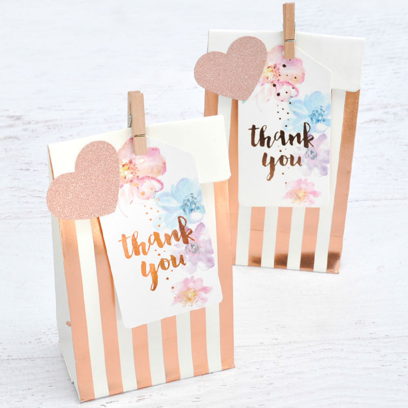 Floral Thank You Tags - Pack of 10
