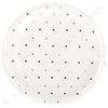 Silver & Black Dots Large Plate - Pack of 10